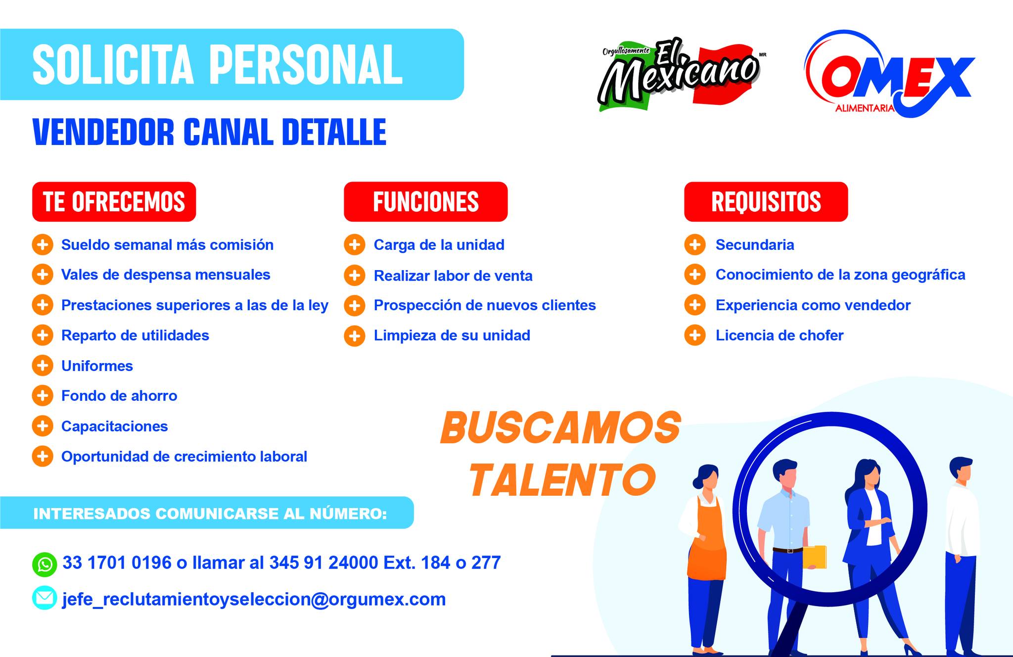 Omex te espera para formar parte de... - OMEX Reclutamiento | Facebook