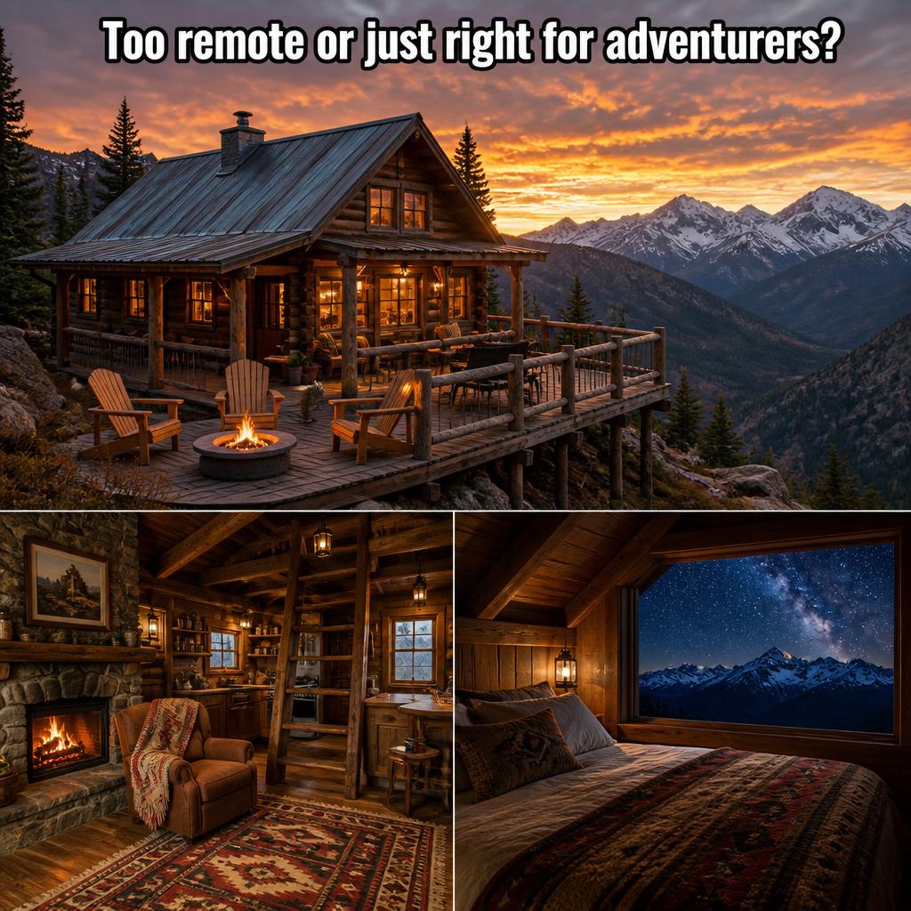 Mountain hideaway: Could this rugged tiny home with a panoramic
