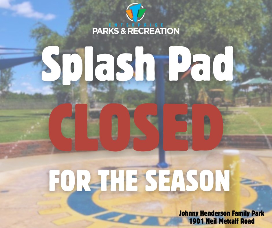 The Splash Pad at Johnny... - Enterprise Parks and Recreation | Facebook