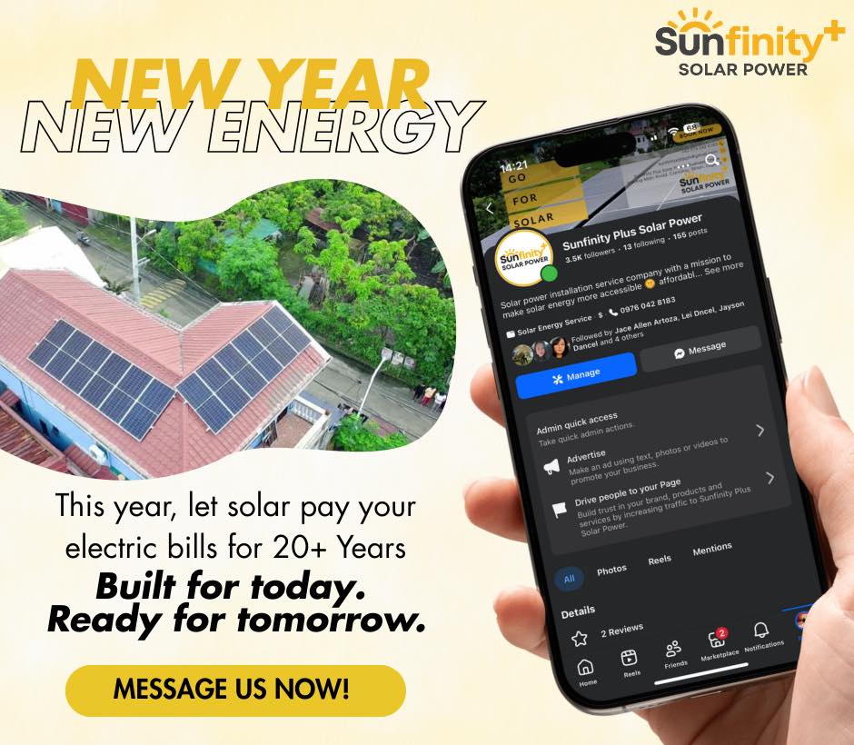 Sunfinity Plus Solar Power | Binãn