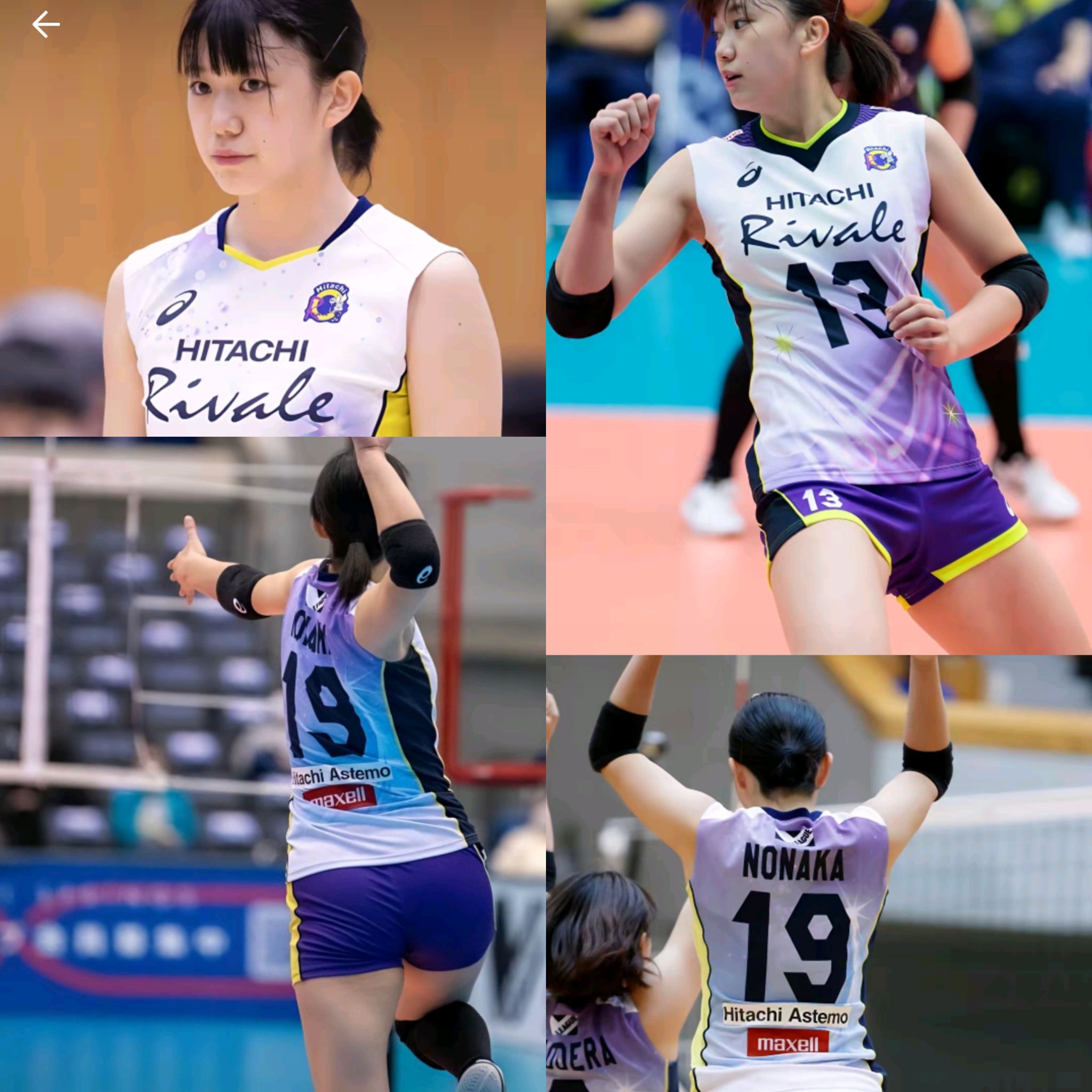 野中瑠衣選手は、コート上での安定したプレー、高い集中力、そして冷静