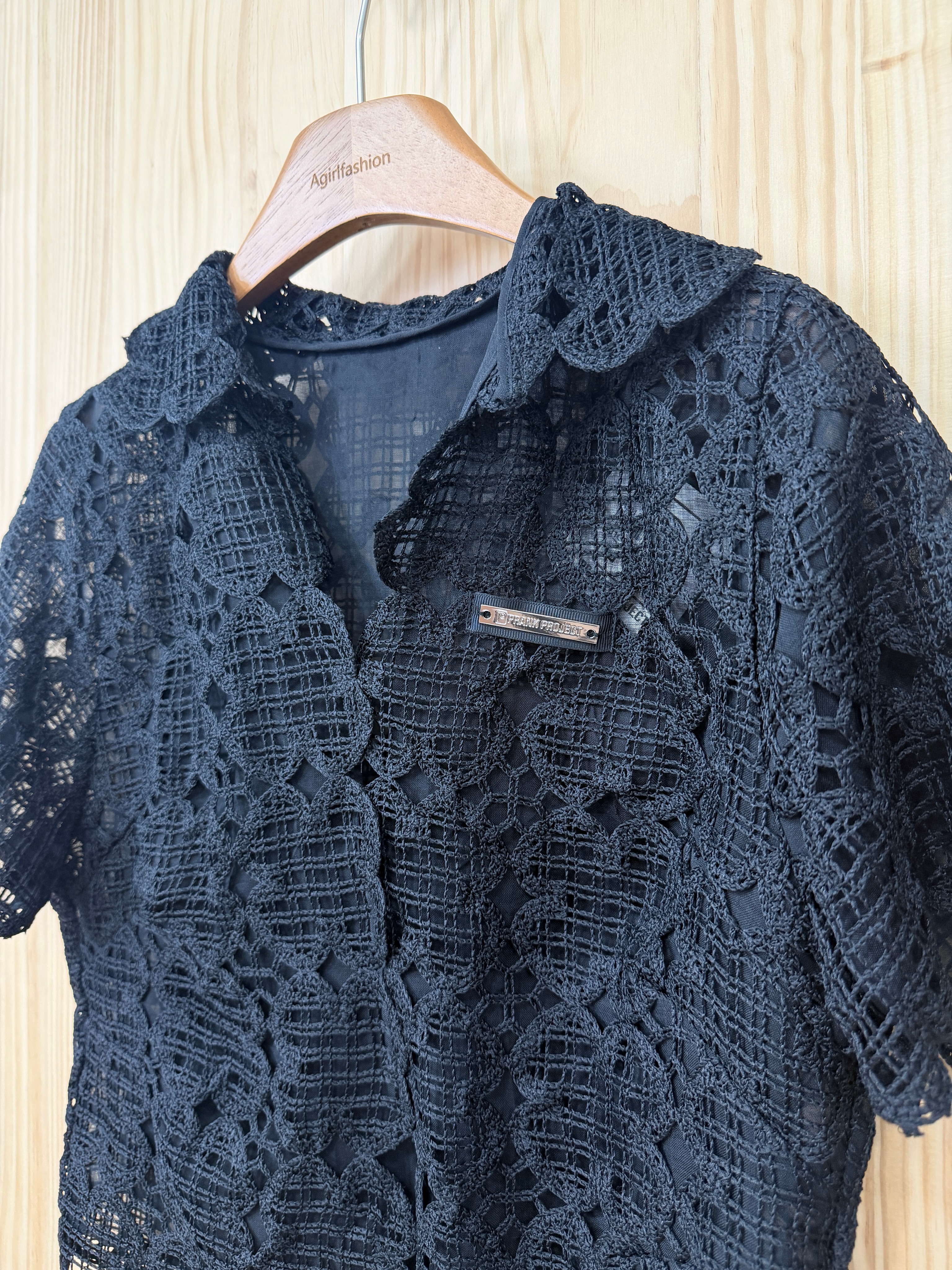 PRANK PROJECT Scallop Clover Lace Top 喱士短袖Top ?? 胸37” 長 