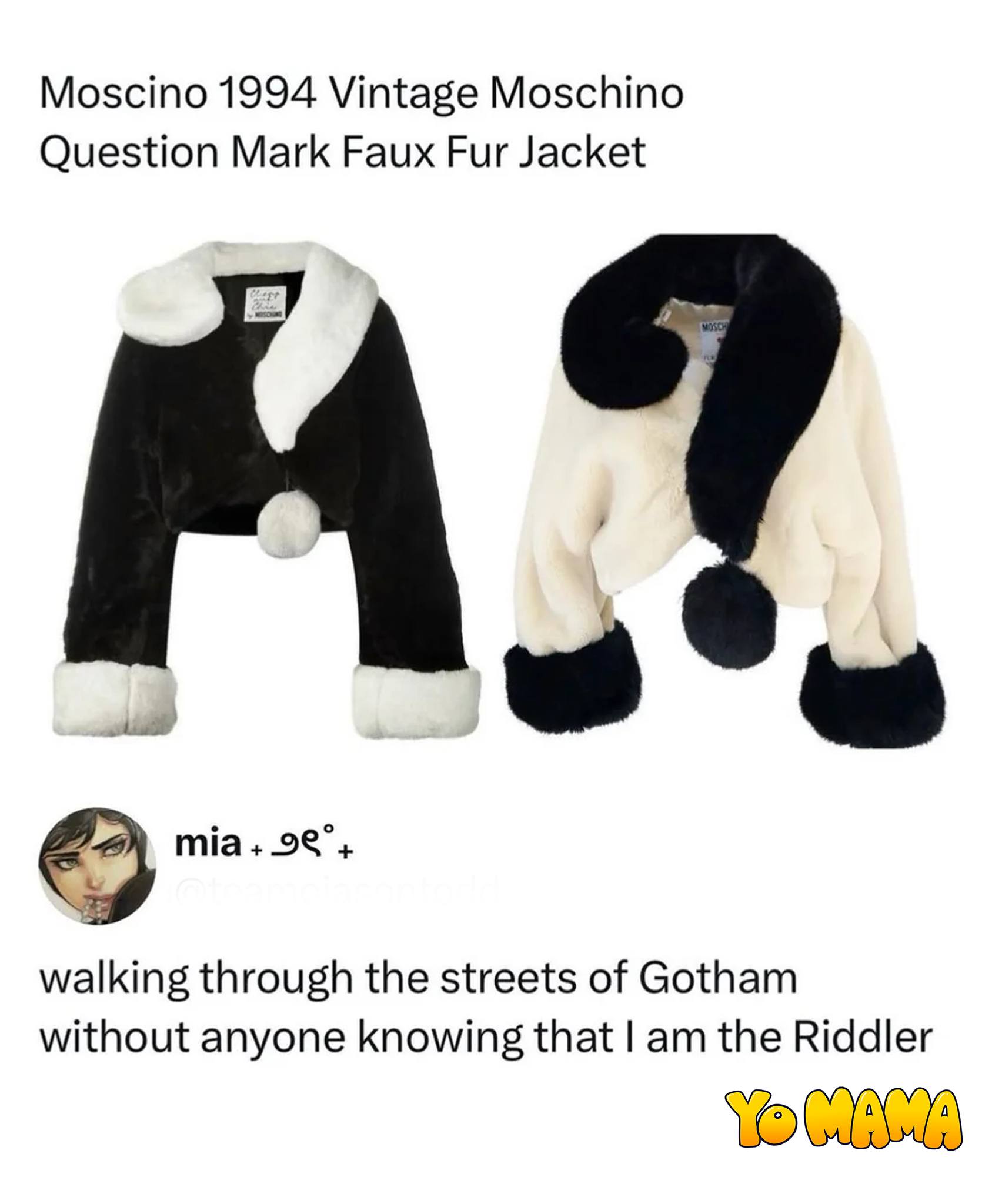 Fashion designers really woke up in 1994 and said, “What if we