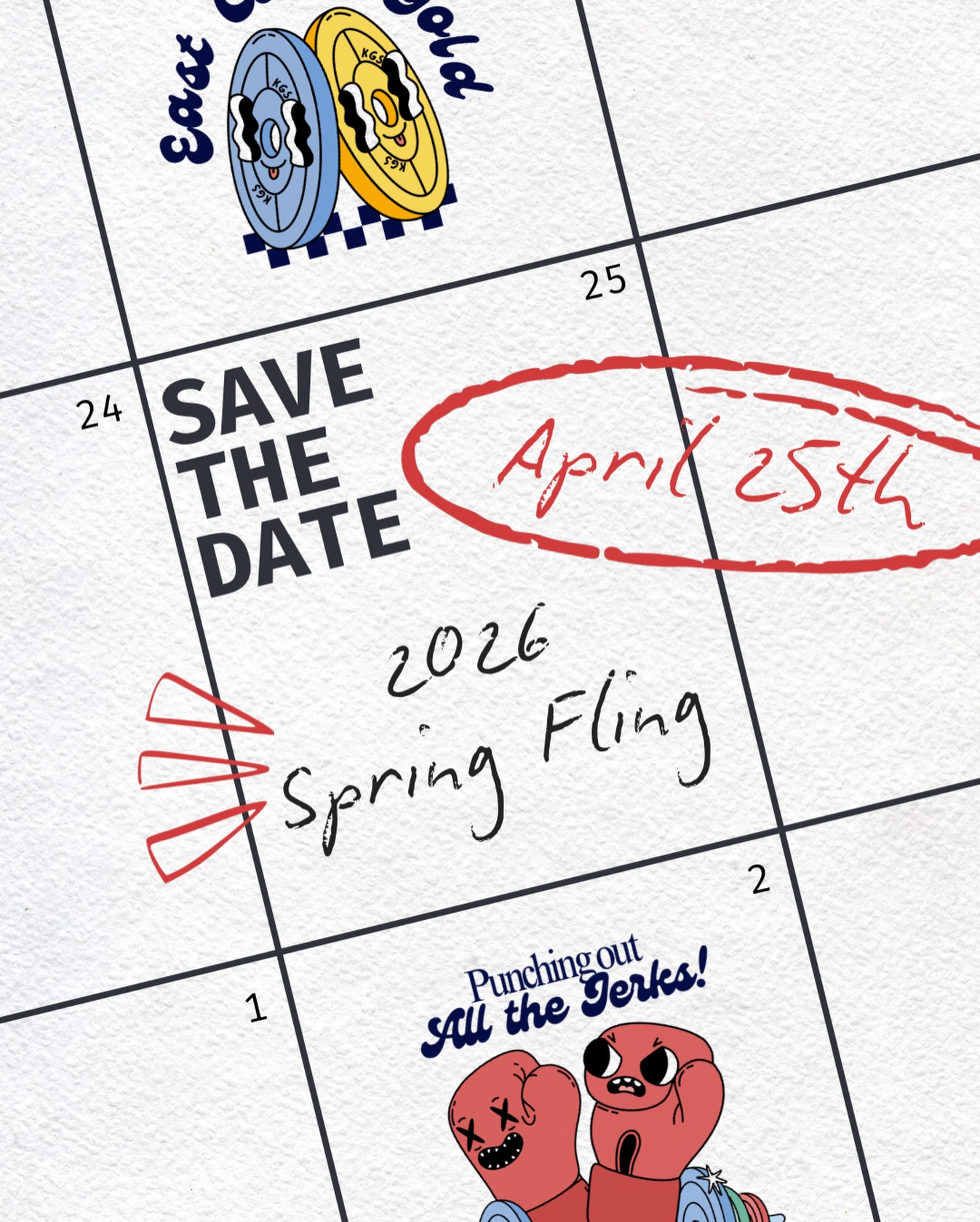 East - Spring Fling 2026 returns on April 25th, 2026. 🏋️‍♀️ A USAW ...