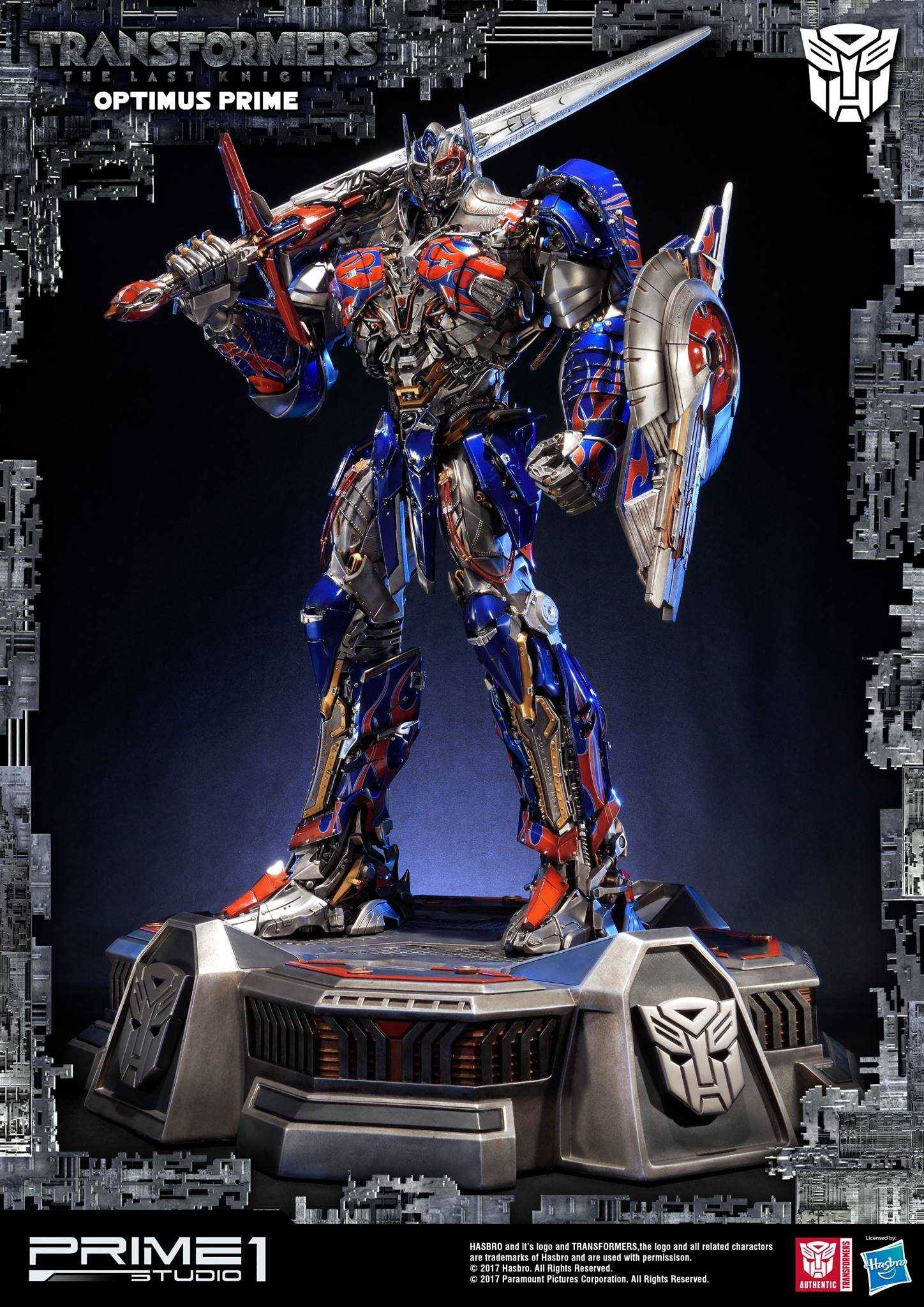 Prime 1 Studio 最新力作 變形金剛5 最後的騎士 柯博文 35吋雕像 預購 