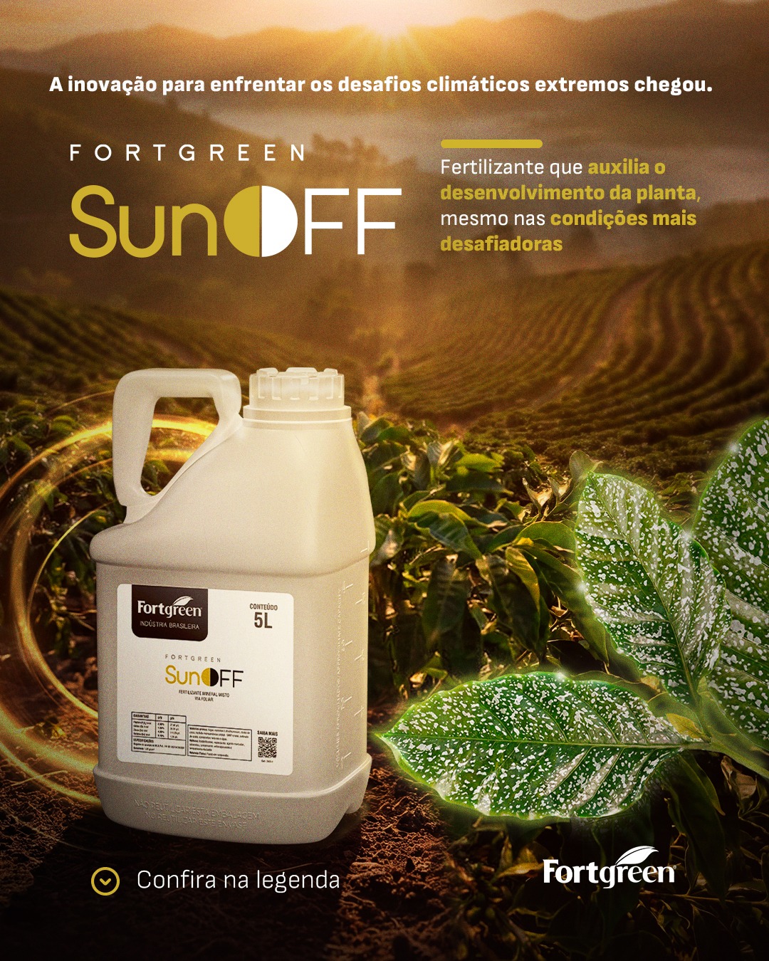 Fortgreen - O Nitrospeed é um fertilizante foliar à base de