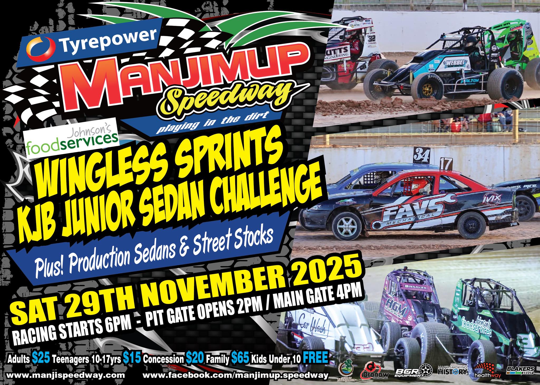 🏁 Nominations Now Open! Get... - Tyrepower Manjimup Speedway | Facebook