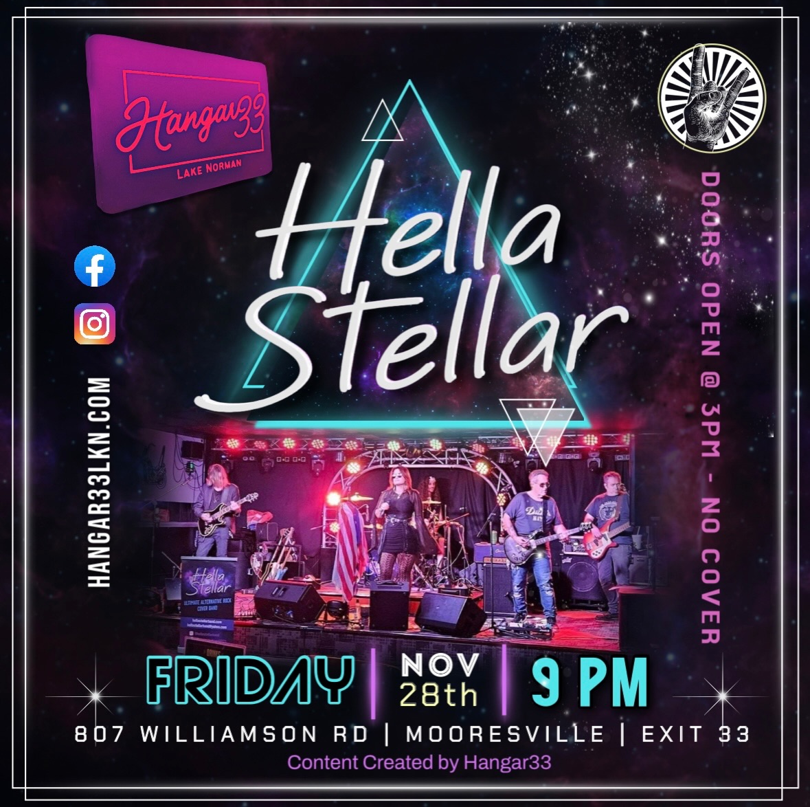 Hangar33LKN - Happy Friday Lake Norman! 🔥HELLA STELLAR🔥... | Facebook