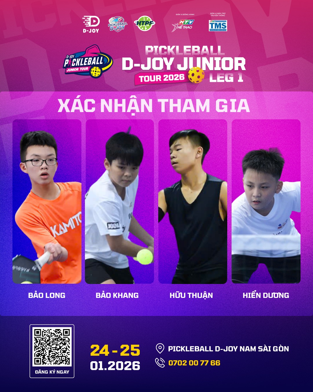 Pickleball - LỘ DIỆN NHỮNG CHIẾN BINH TRẺ ĐẦU TIÊN TẠI PICKLEBALL D-JOY ...