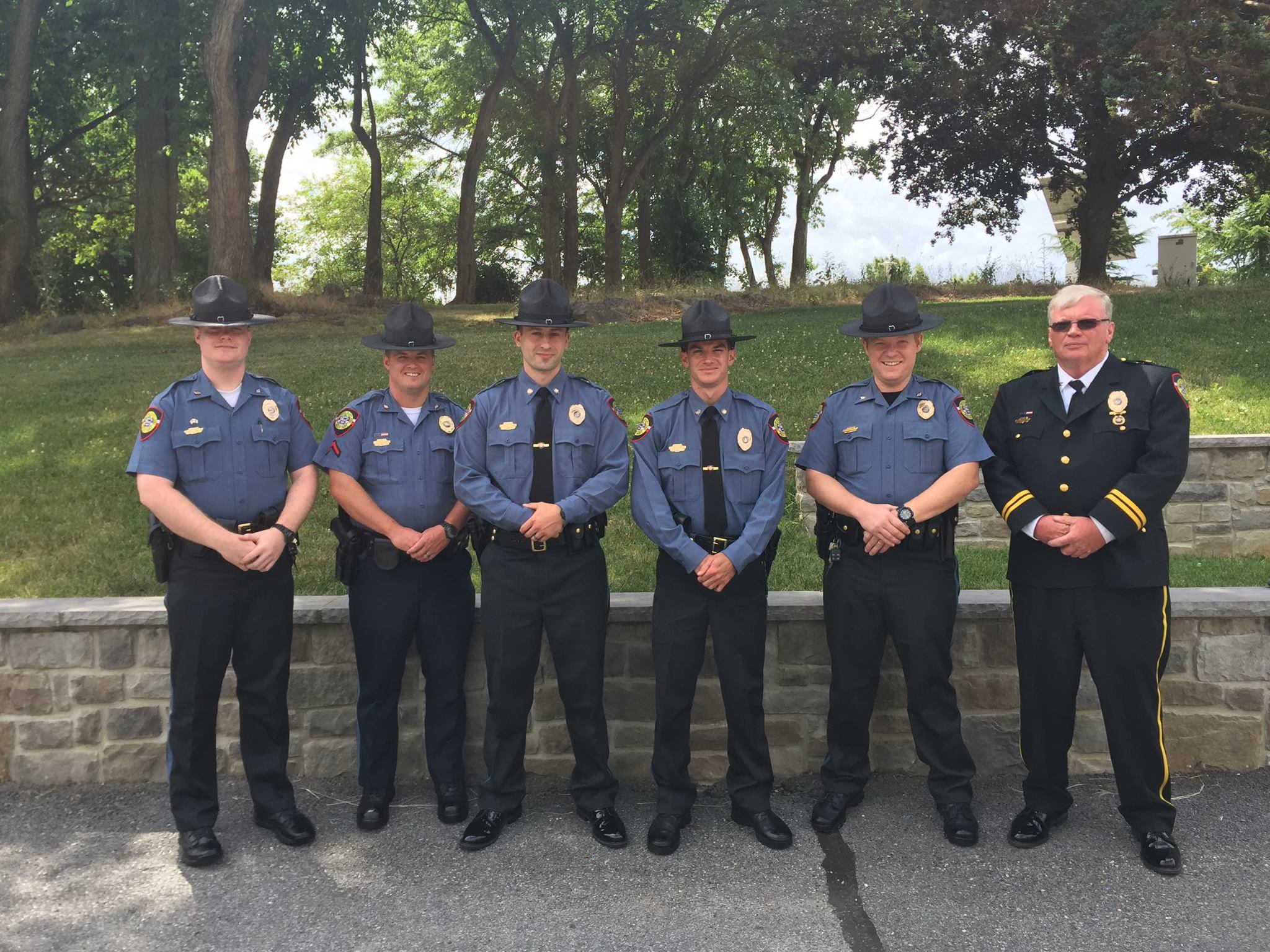 Pictured L to R Ptl.... Frostburg City Police Department