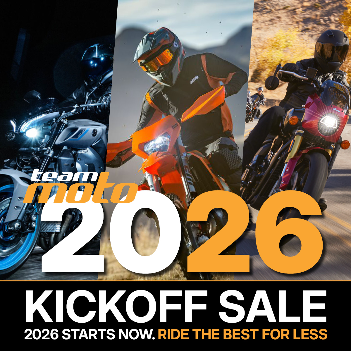 TeamMoto - 🏁 2026 STARTS NOW with TeamMoto's 2026 Kick-off Sale. Huge ...