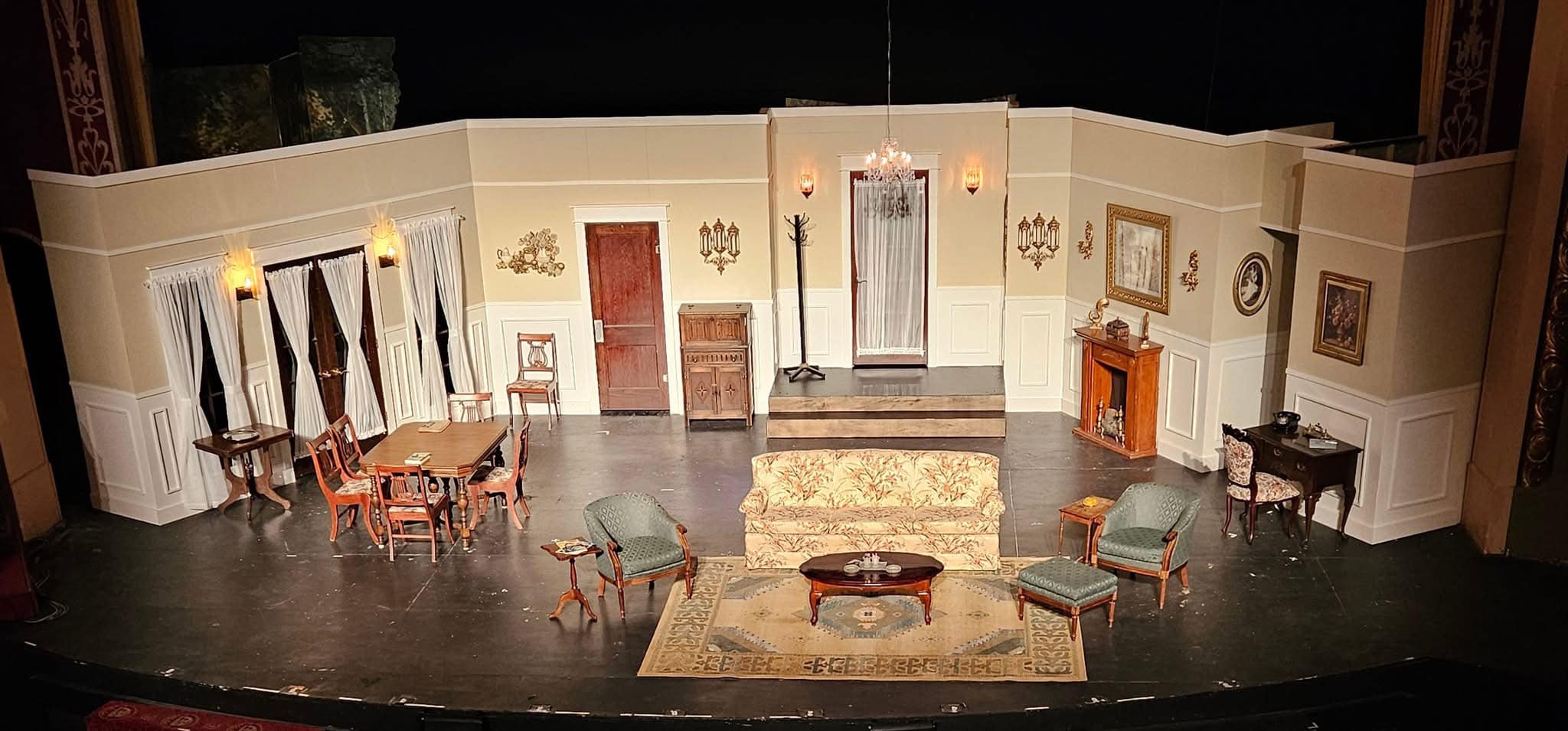 Miami - The set for MLT's production of "Father of the Bride" is ready ...