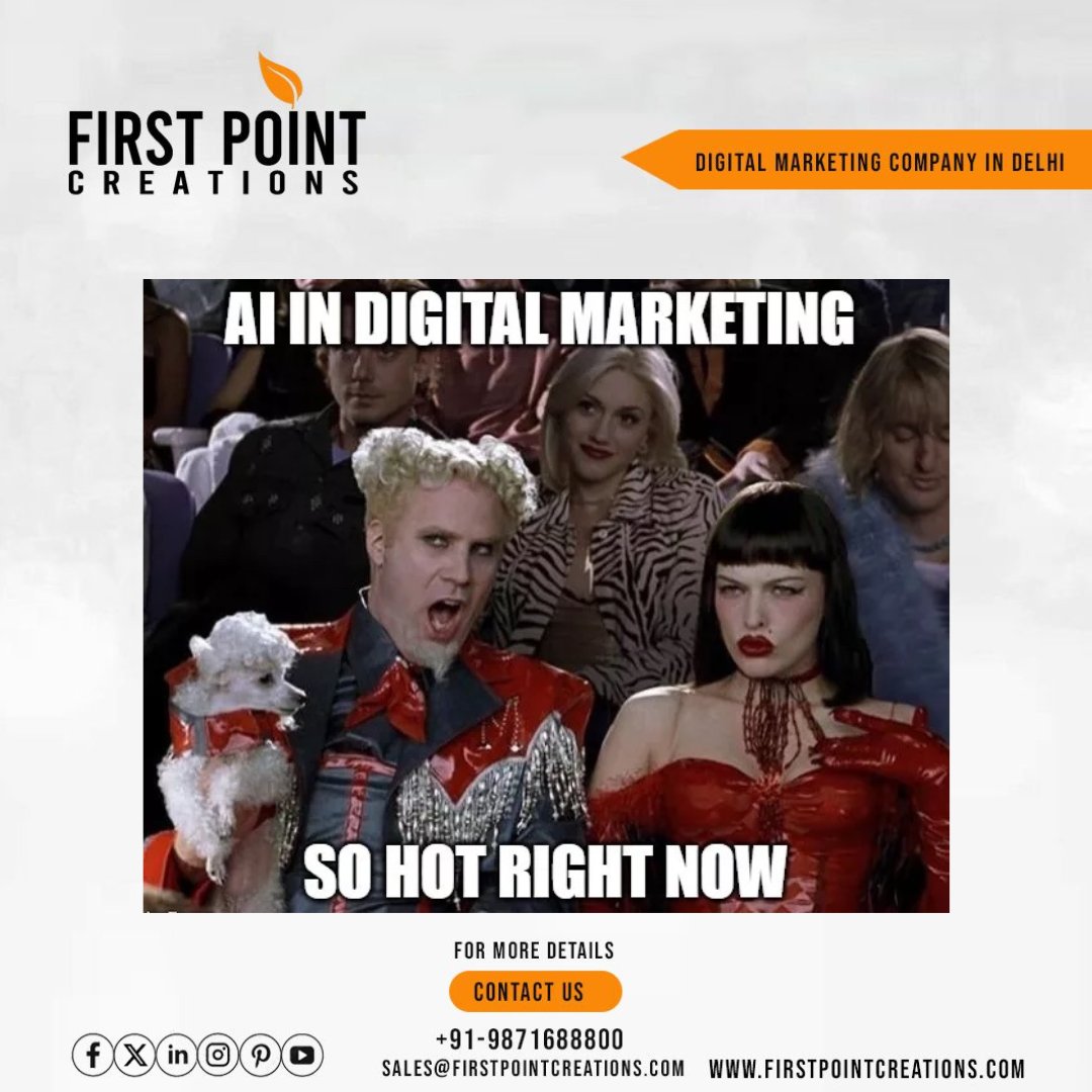 AI in digital marketing isn’t just... - First Point Creations | Facebook