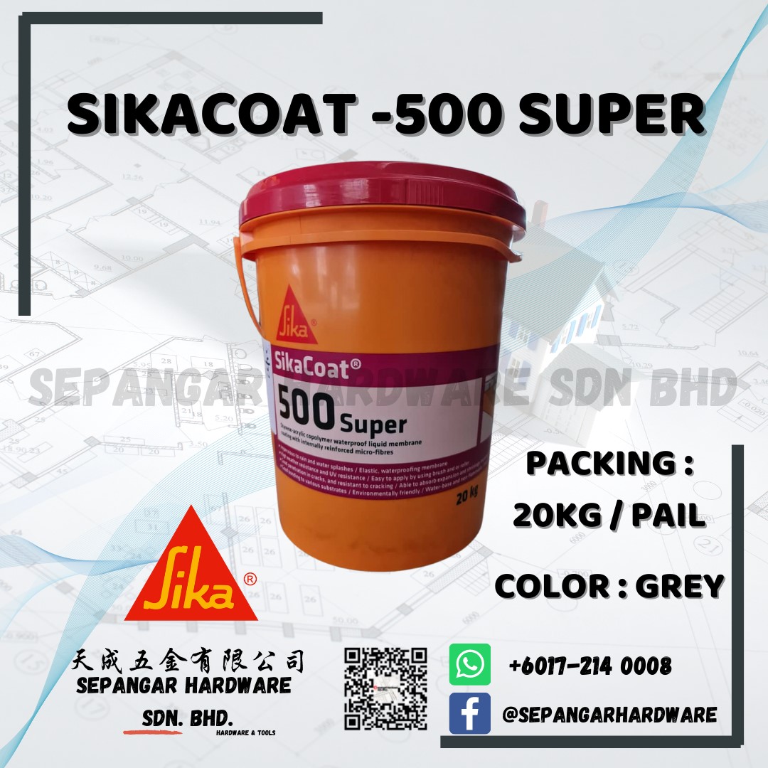 Sepangar - SikaCoat -500 Super Waterproofing of flat (horizontal) roofs ...