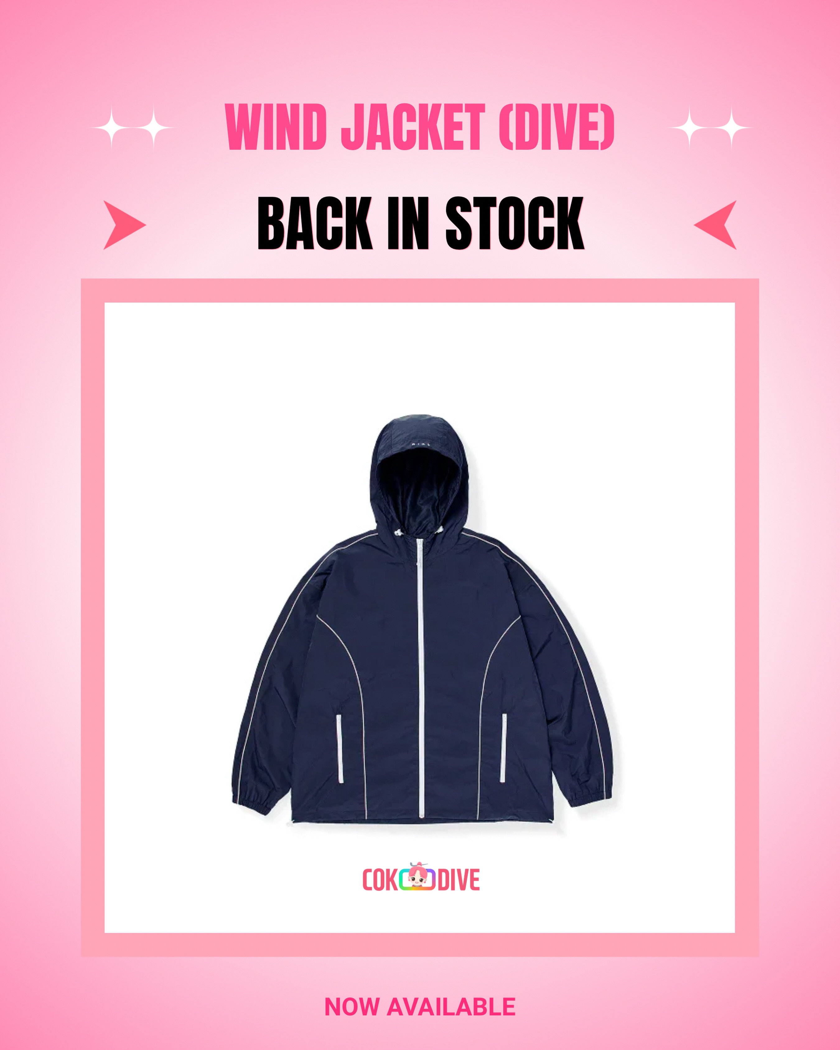🌊 BTS SWIM WIND JACKET (DIVE) 🌊 🔥 One of the hottest BTS items