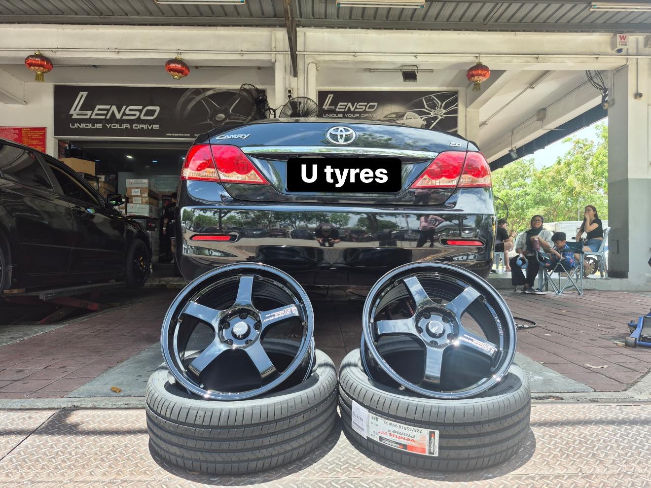 Toyota camry 18 inch advan gt japan design new rim Hankook 225 