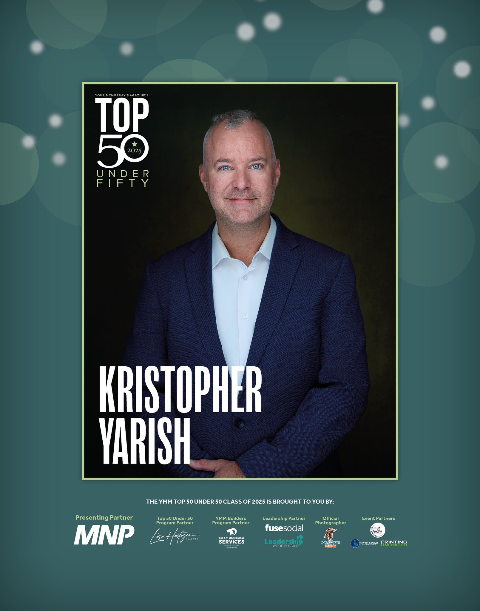 Your - 🌟 Shining a spotlight on our 2025 Top 50 Under 50: Kristopher ...