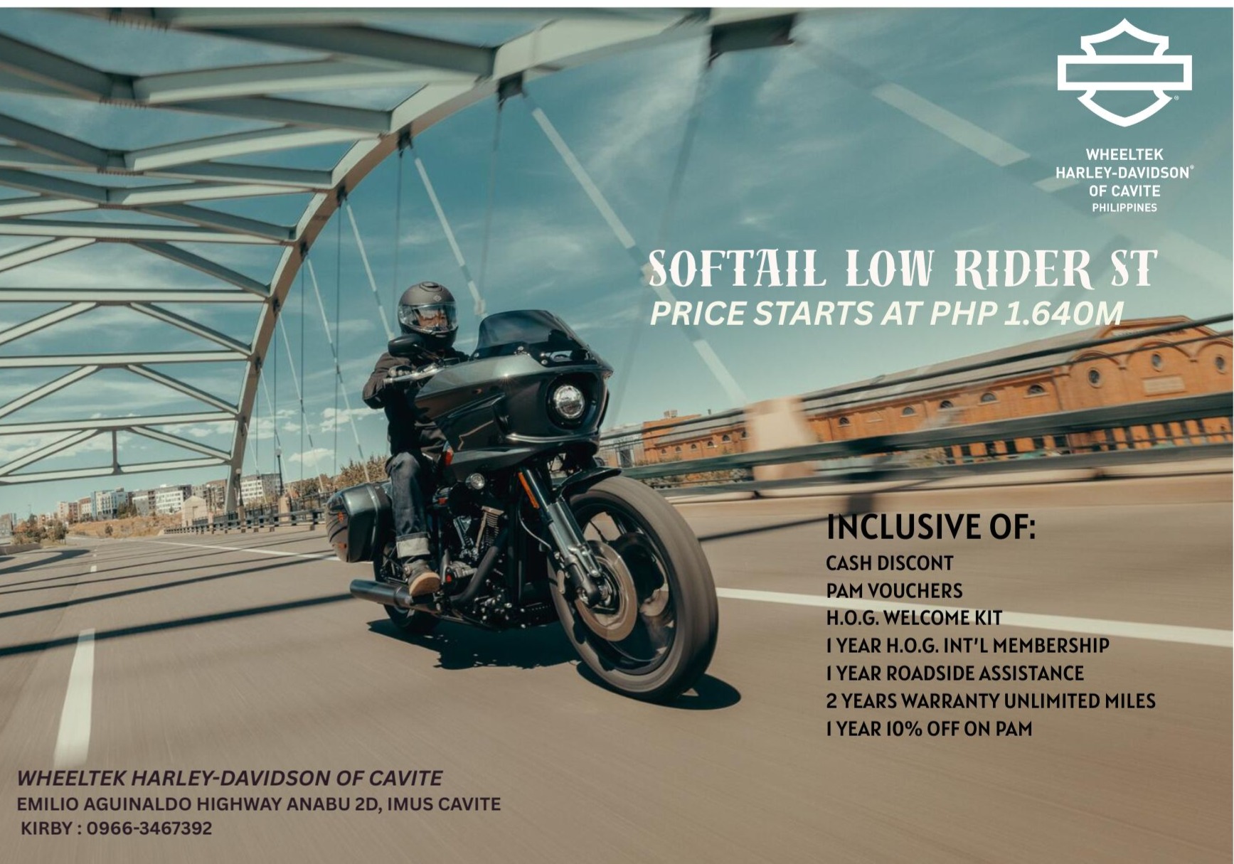 Wheeltek - SOFTAIL LOW RIDER ST A sport-touring bike with a Softail ...