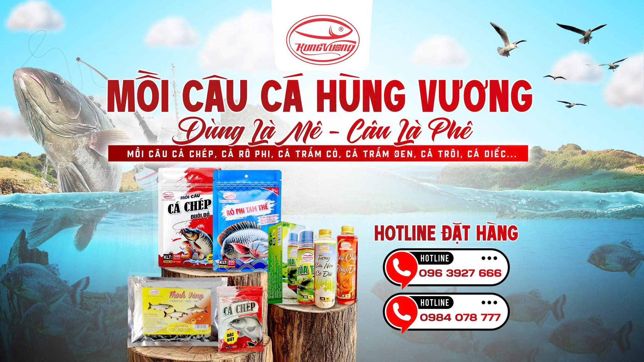 Mồi câu cá Hùng Vương added... - Mồi câu cá Hùng Vương