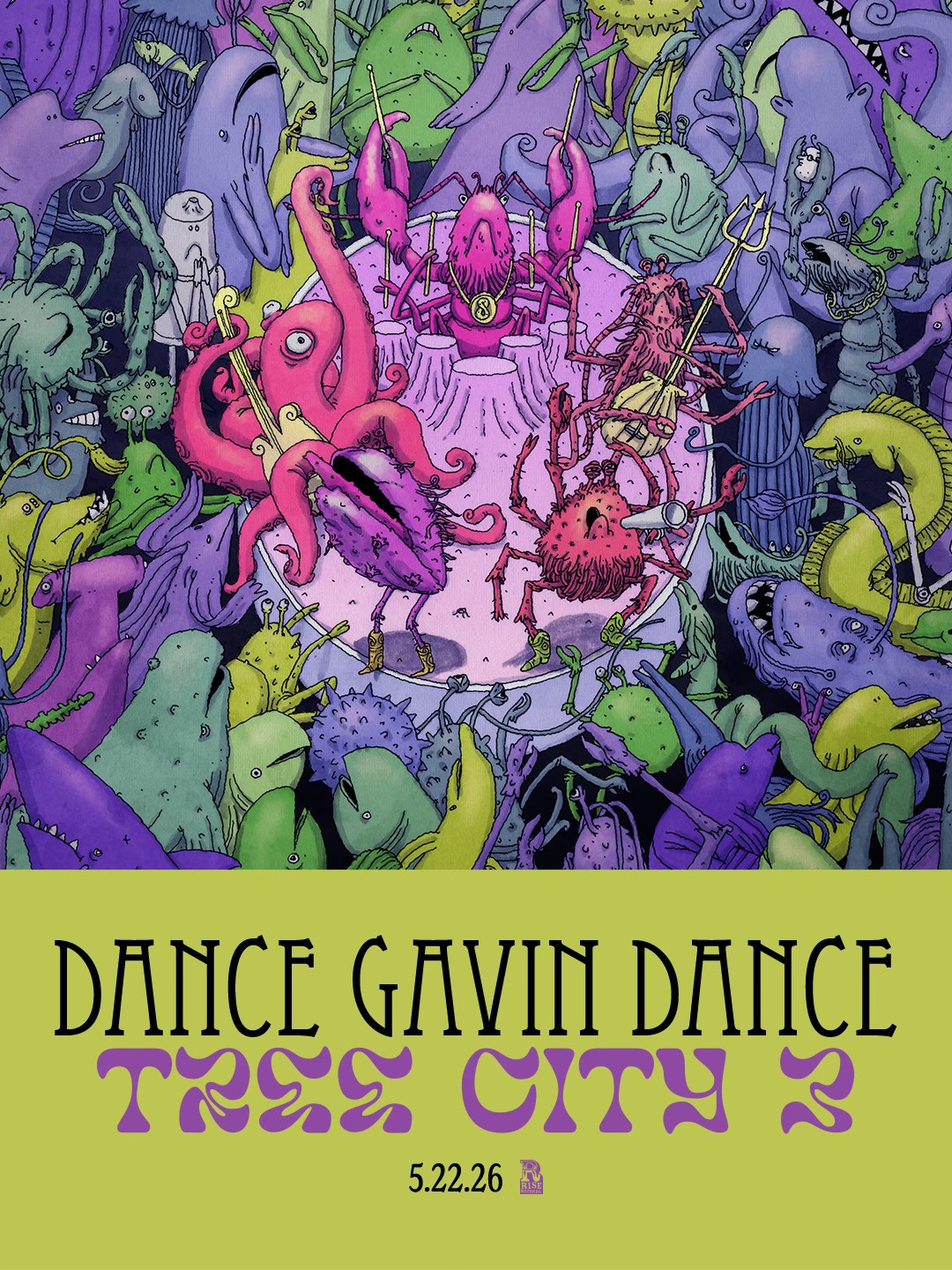 5.22.26 🌲🍓 Dance Gavin Dance New Tree City 3 merch and vinyl