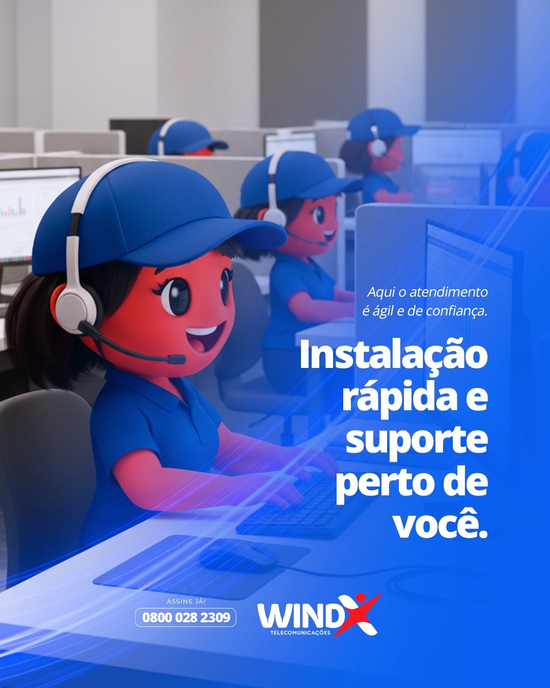 Windx - 💙 Atendimento que faz a diferença! Aqui na WindX, a instalação ...