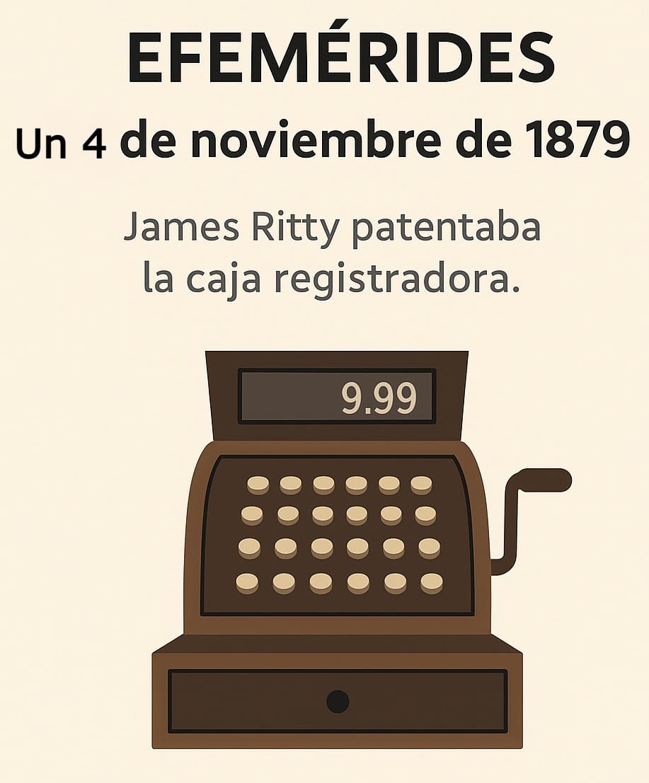 GlosarioIT - 📠 #Efemérides Un 4 de noviembre de 1879... 💡 James Ritty ...