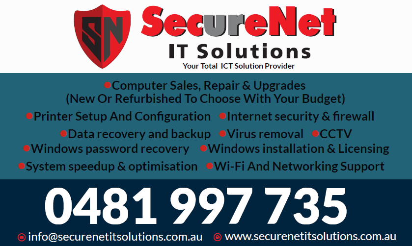 SecureNet I.T Solutions | Melbourne VIC