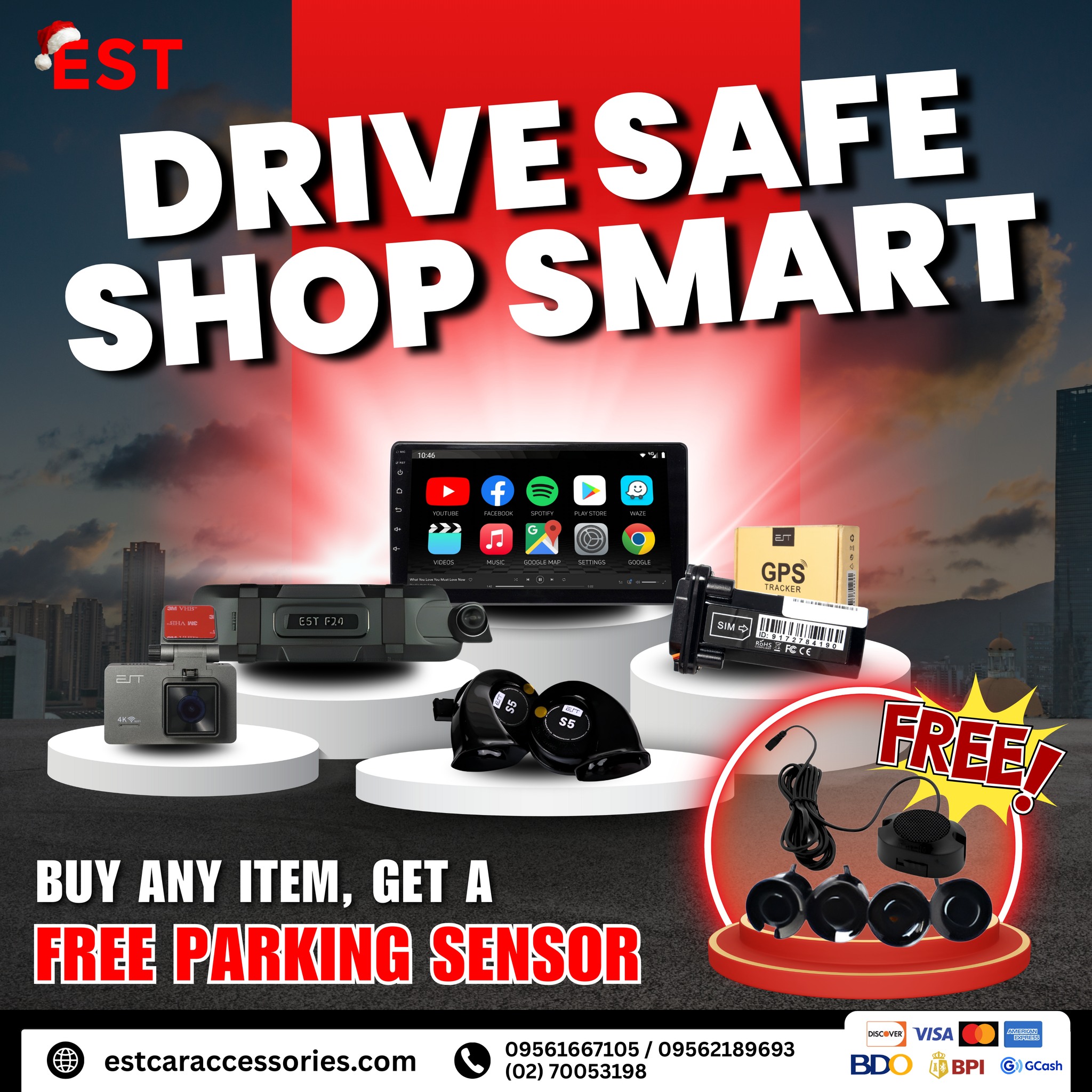 EST - Shop smart, drive safer! This season, every purchase at EST Car ...