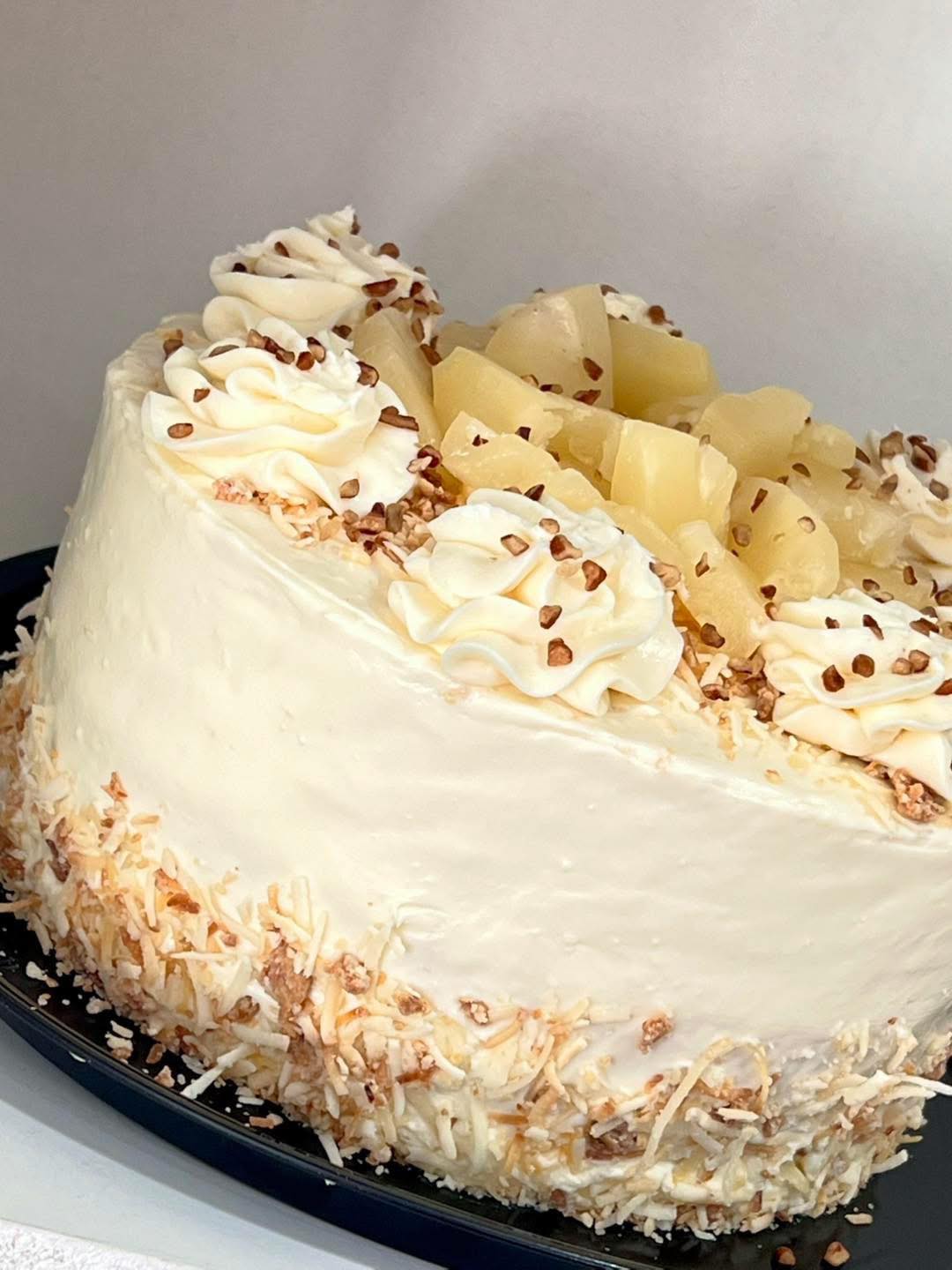 SWEET - Pastel de piña colada Delicioso pan de vainilla con el sabor ...