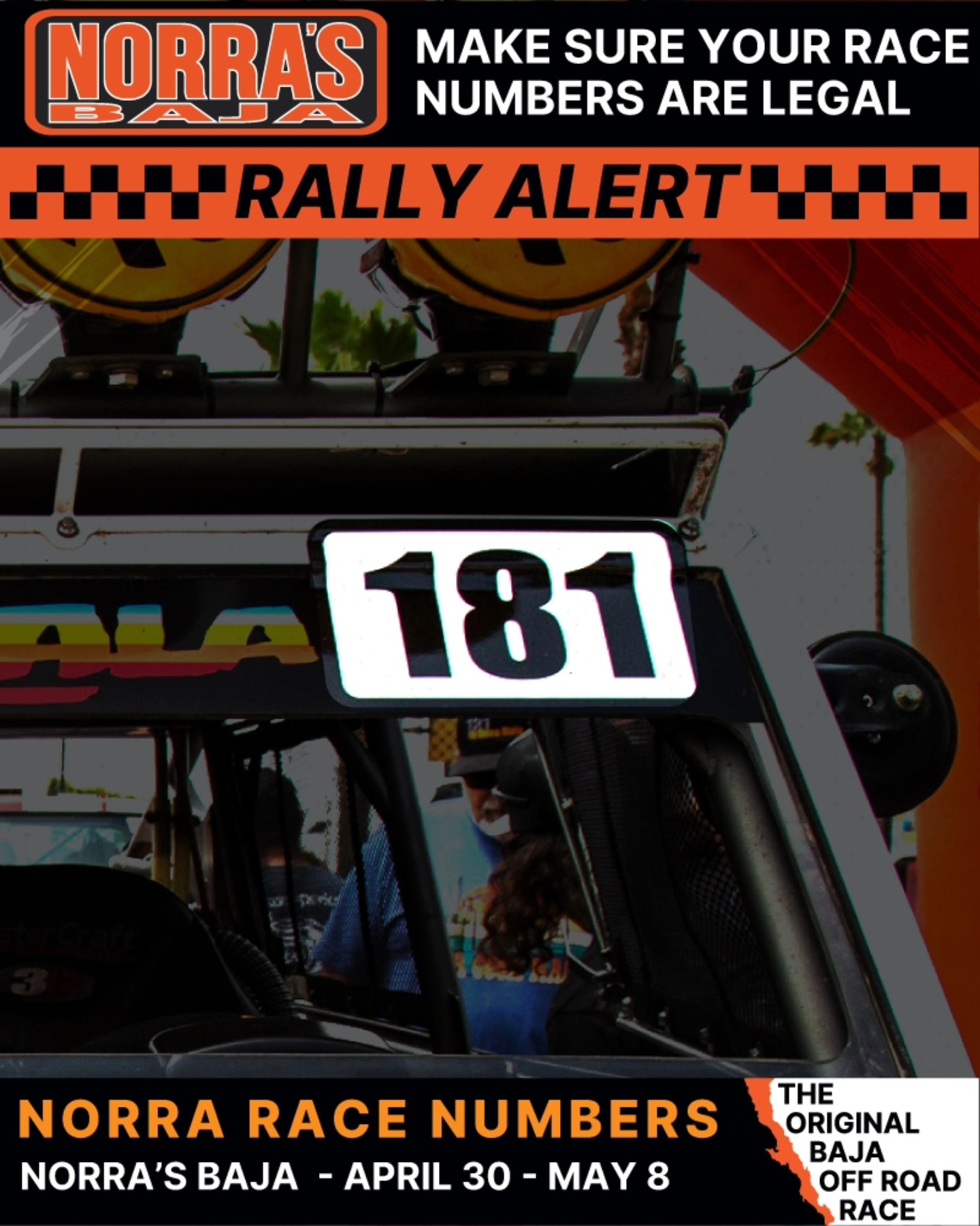 NORRA - 🚨 NORRA RACE NUMBER ALERT 🚨 Here’s what you need to know before ...