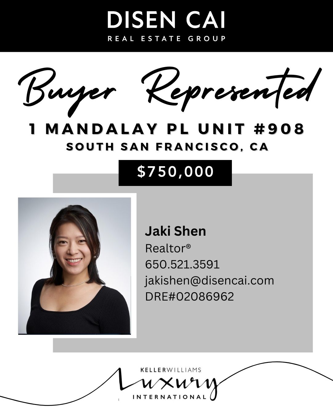 Disen - 𝗝𝘂𝘀𝘁 𝗦𝗼𝗹𝗱 — 𝗕𝘂𝘆𝗲𝗿 𝗥𝗲𝗽𝗿𝗲𝘀𝗲𝗻𝘁𝗲𝗱 𝗶𝗻 𝗦𝗼𝘂𝘁𝗵 𝗦𝗮𝗻 𝗙𝗿𝗮𝗻𝗰𝗶𝘀𝗰𝗼 𝗖𝗶𝘁𝘆 𝘃𝗶𝗲𝘄𝘀 ...