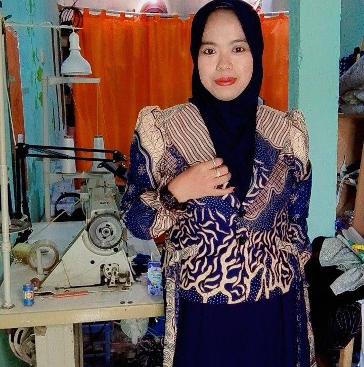Easy way to sew a 2-sided hand-stitched model #sewing | Sri Rahma Yanti