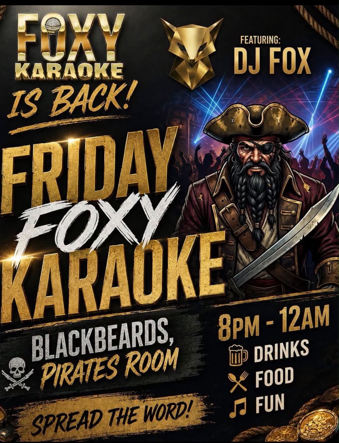 Pirates Cove karaoke night event | North Myrtle Beach, SC