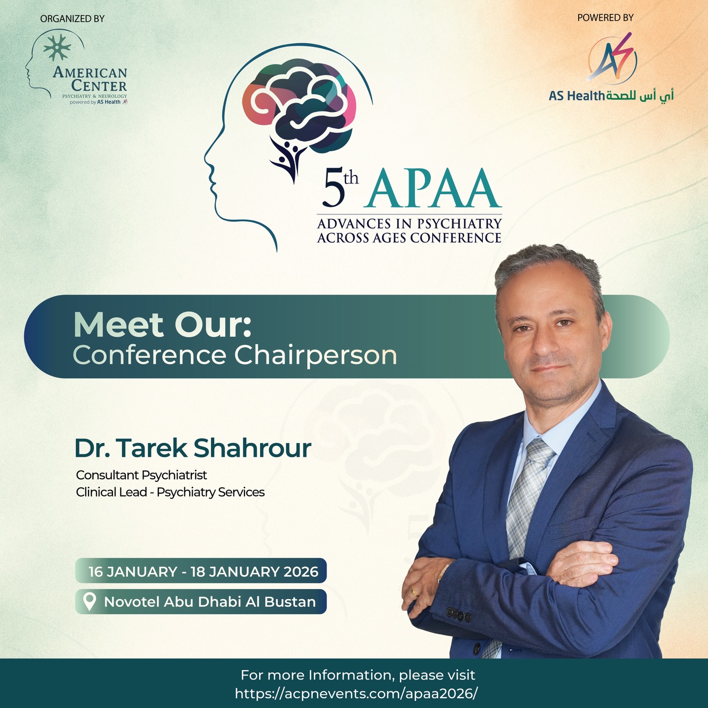 The American - Meet Our Chairman – Dr. Tarek Shahrour We are honored to ...