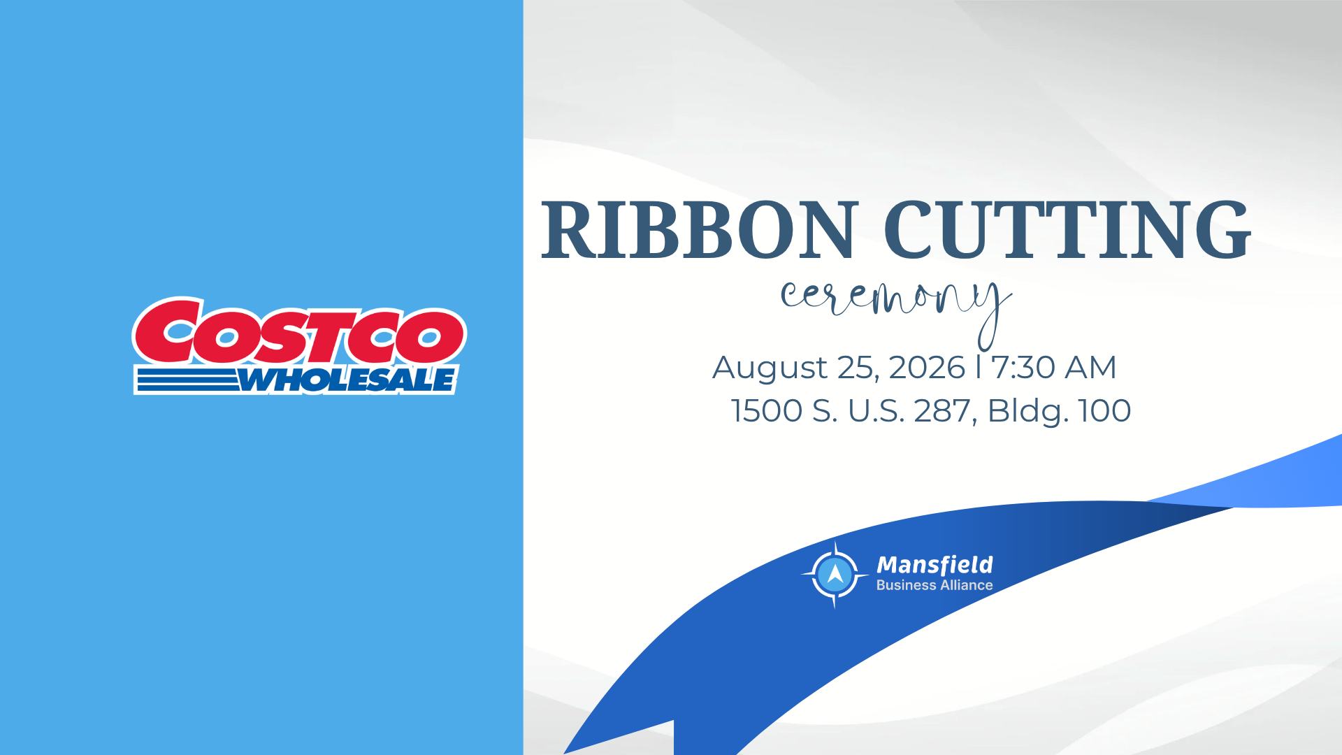 Ribbon Cutting: Costco Wholesale