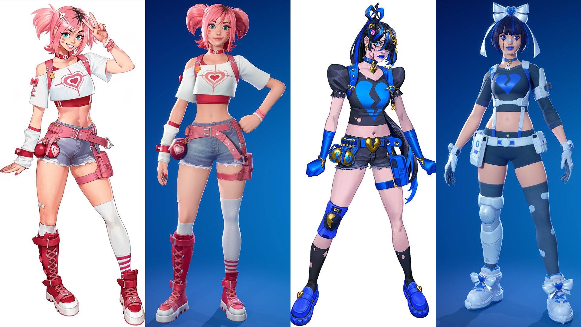 Happy Power - Fortnite Original Skins vs the concepts! | Facebook