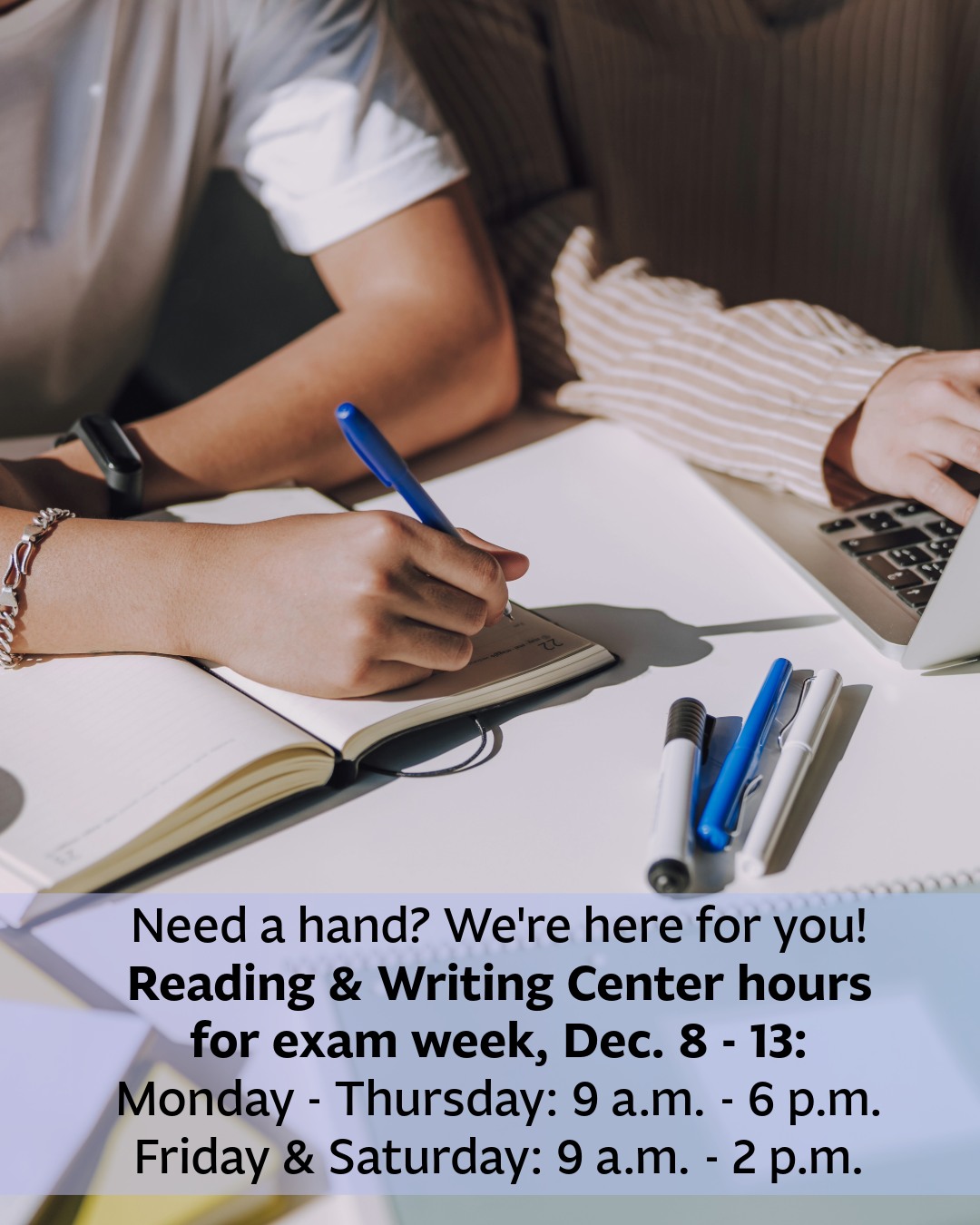 Wor-Wic - Exam week is upon us! Don't get stressed - get help. Check ...