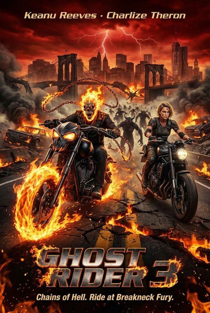 Steffi - 🎬 Ghost Rider 3 (2026) 🔥 ⭐ Starring: Keanu Reeves, Charlize ...