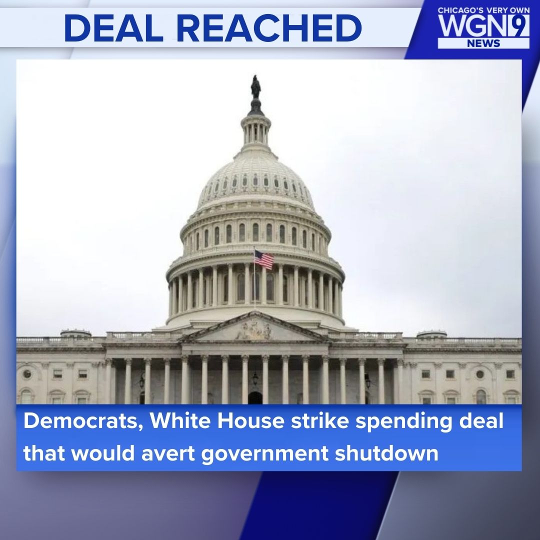 WGN TV - Democrats and White House have struck a deal to... | Facebook