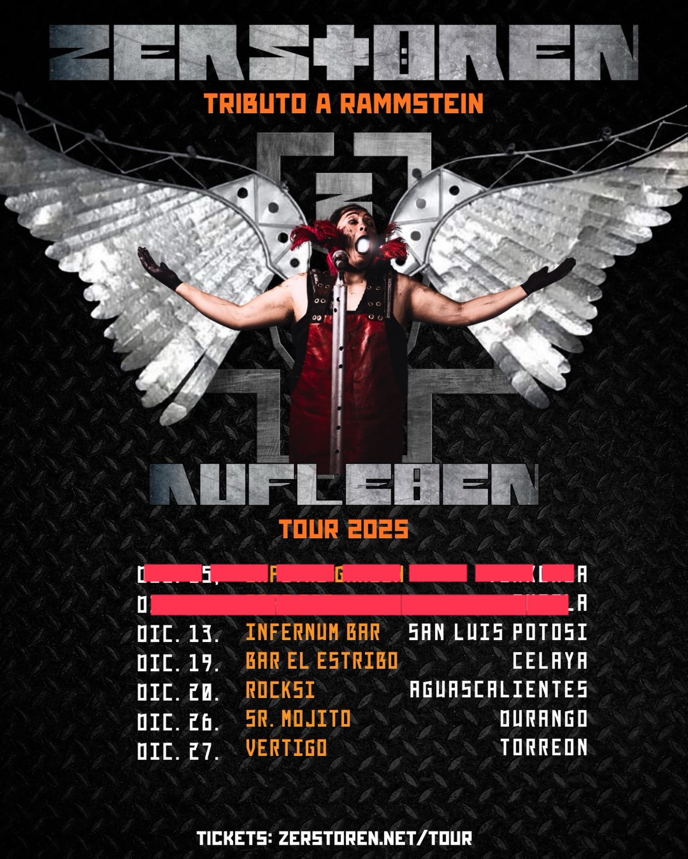 Zerstören - 🔥THE RAMMSTEIN EXPERIENCE TOUR 2025🔥 Solo nos quedan ...