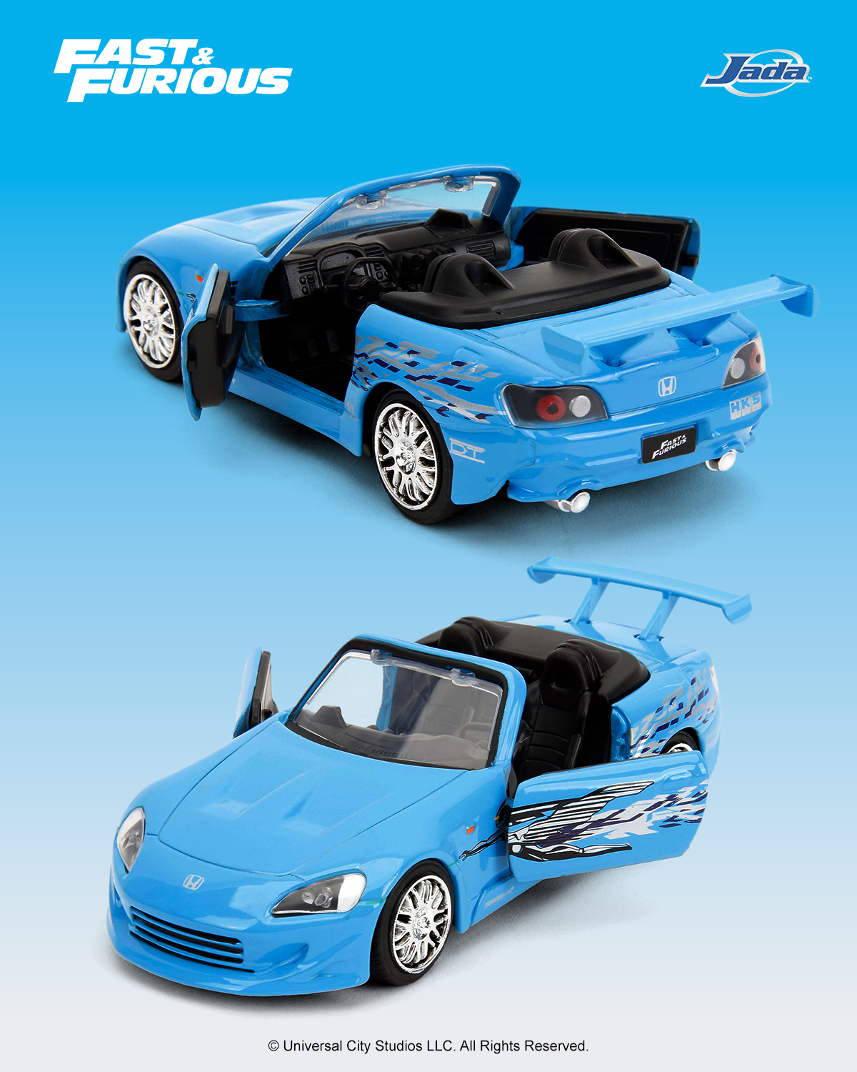 The Honda S2000 from Fast and Furious gets a twist with two 