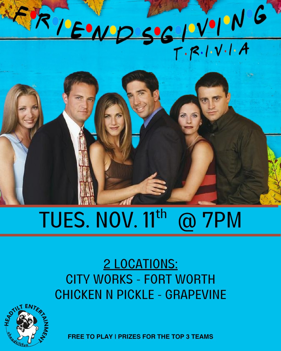 HeadTilt - 🦃🥂 THE ONE WITH FRIENDSGIVING TRIVIA! 🥂🦃 Could this BE any ...