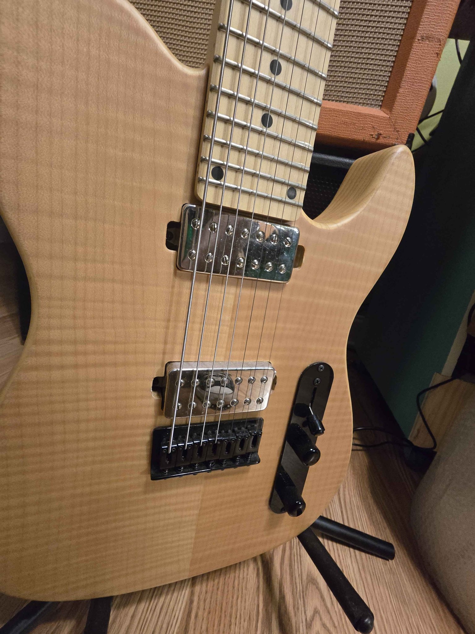 Legator telecaster 7 string with Bare Knuckle Aftermath set - Electric ...