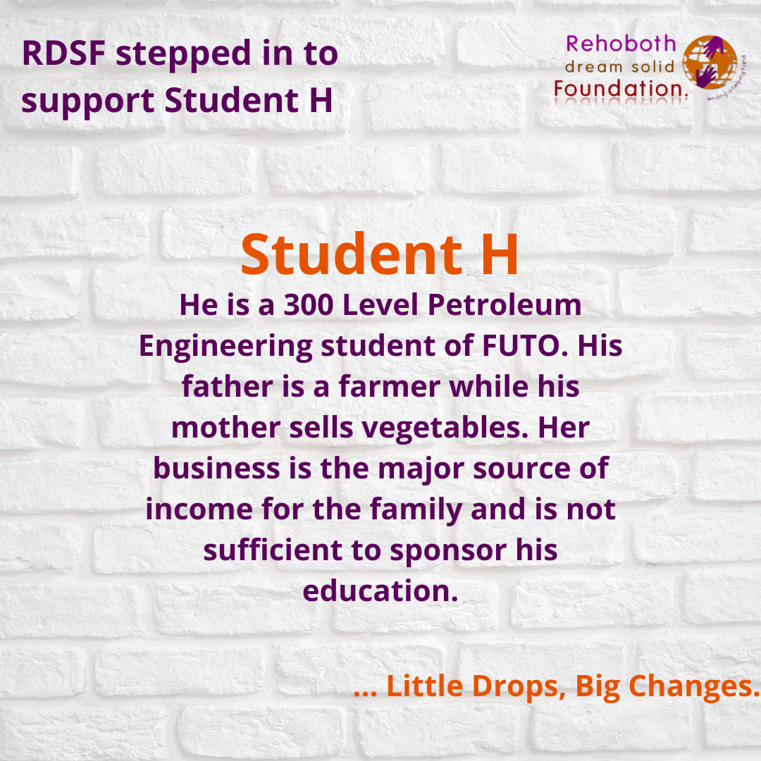 RDSF is glad to have... - Rehoboth Dream Solid Foundation | Facebook