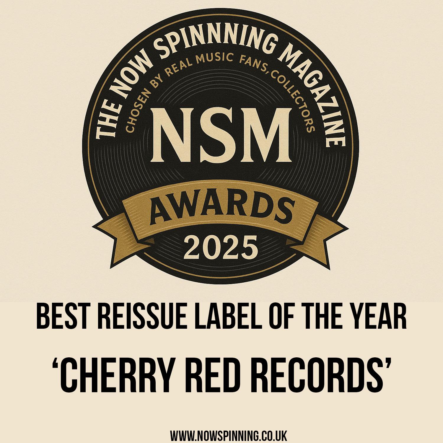 🏆 Reissue Label of the Year Cherry... - Now Spinning Magazine | Facebook