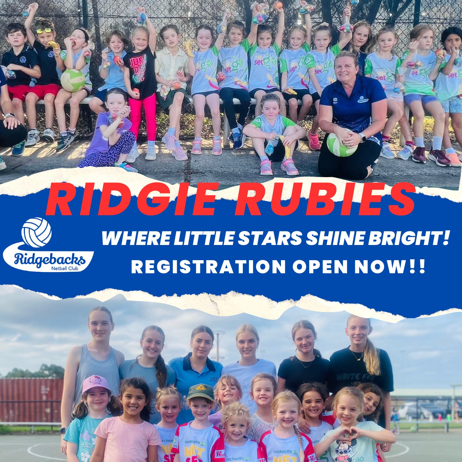 Registrations are now... - Barden Ridgebacks Netball Club | Facebook