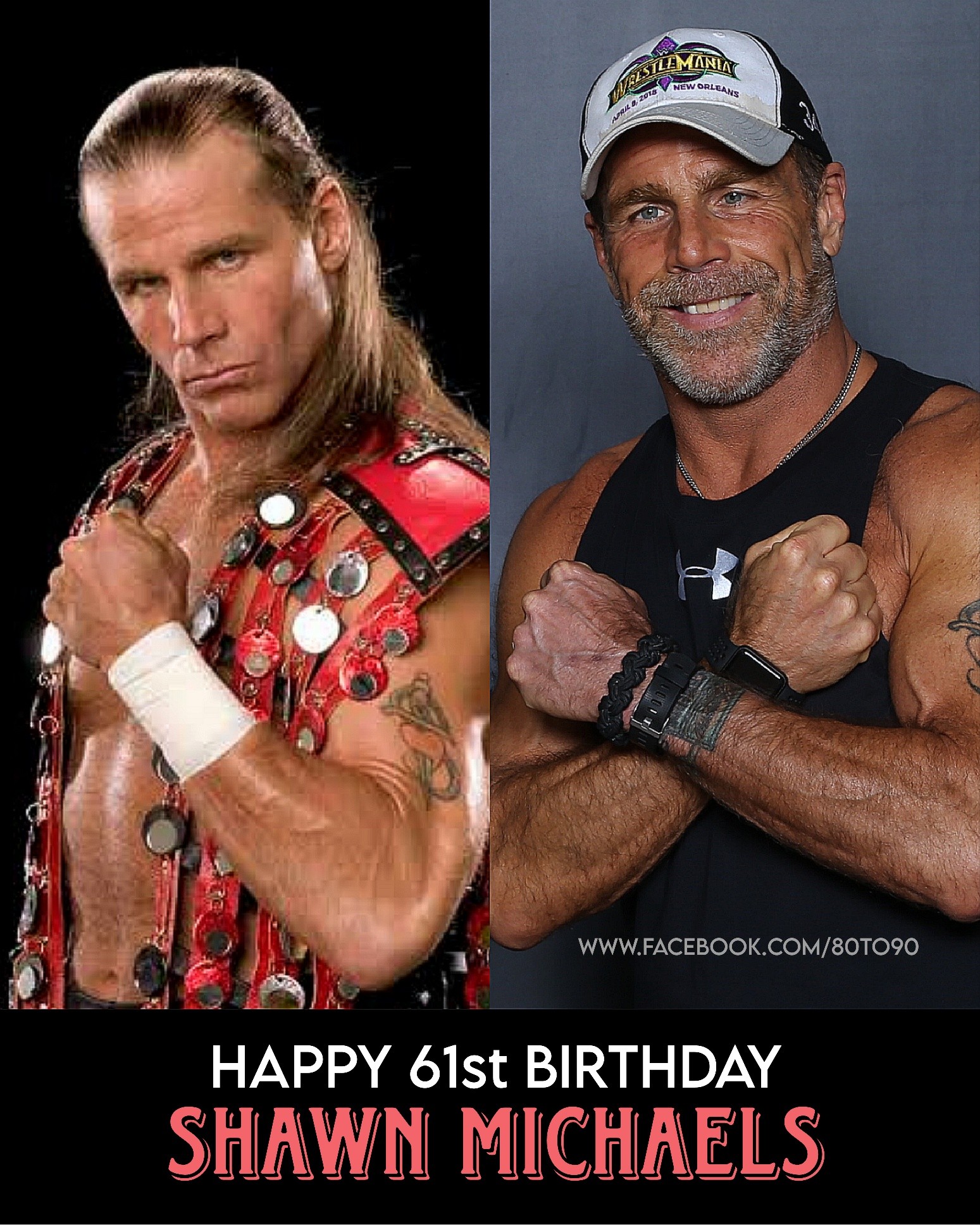 Happy 61st birthday to Shawn Michaels (born Michael Shawn