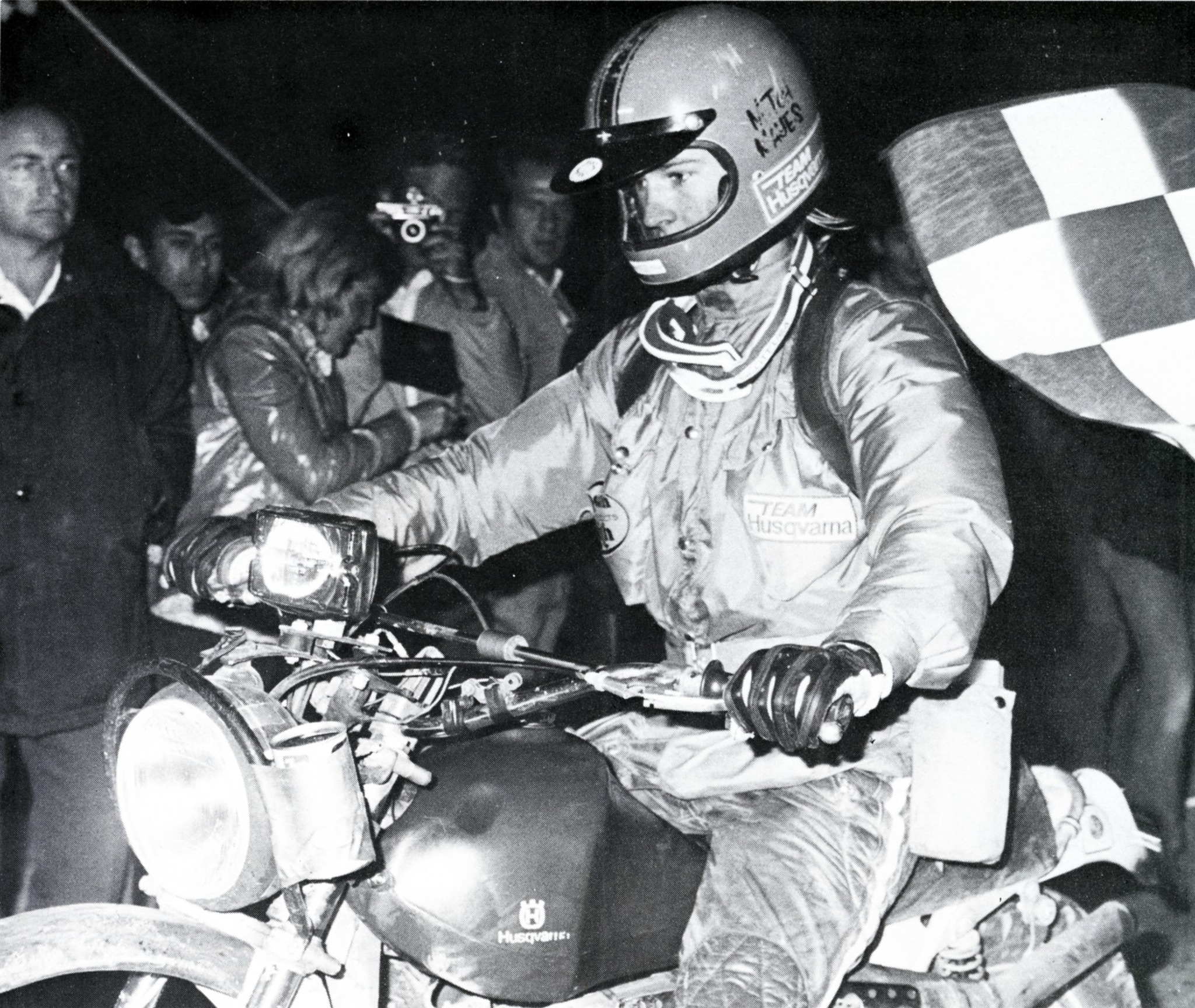 Rider Files - Mitch Mayes taking the checkered flag for... | Facebook