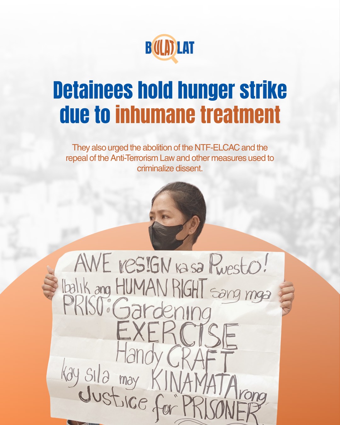 Bulatlat - “The cruel, inhuman, and degrading treatment... | Facebook