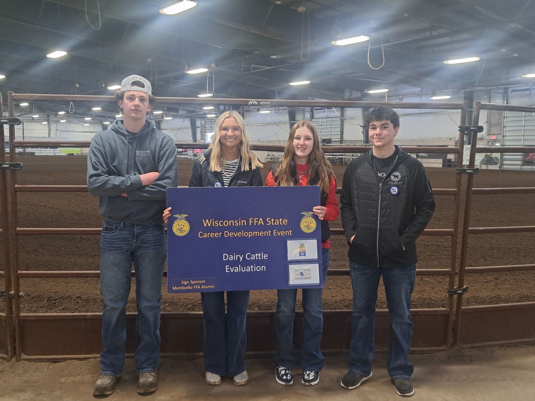 Wisconsin FFA state dairy cattle evaluation contest at Alliant 